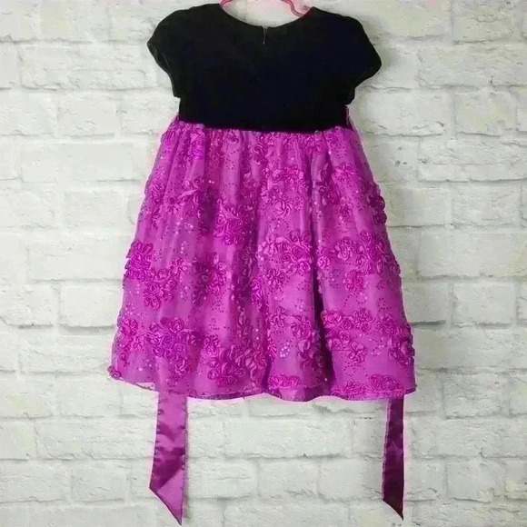 American Princess Girls Tutu Sequin Dress 4T Black - Picture 5 of 8